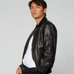 #N/A-A.S.98 LEADERJACKEN JAMES NERO