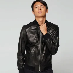 #N/A-A.S.98 LEADERJACKEN JAMES NERO