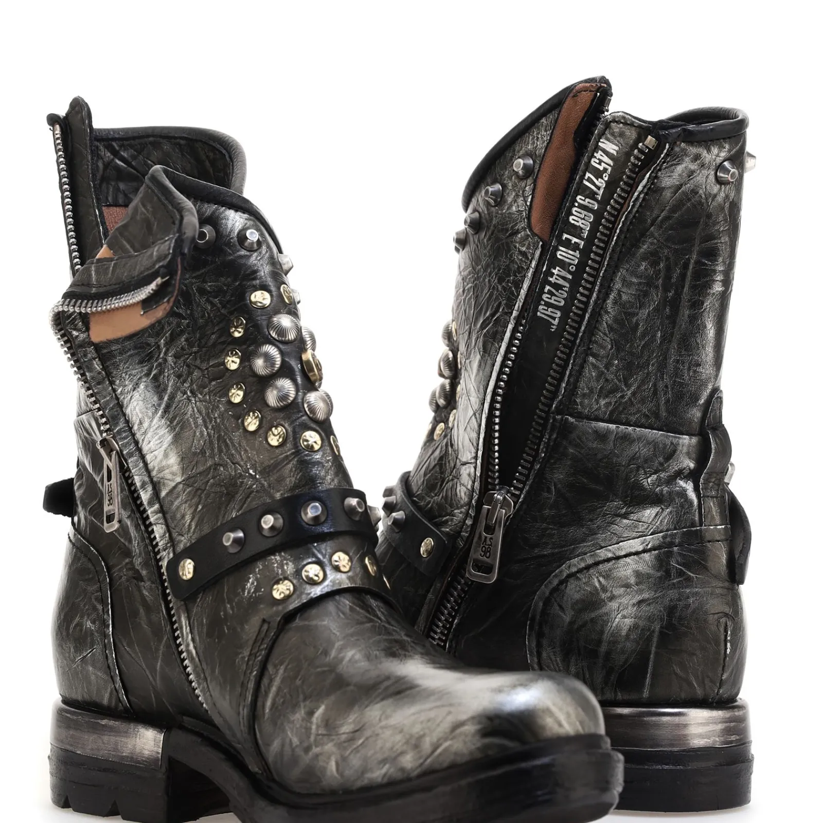 Stiefeletten-A.S.98 STIEFELETTEN ARLEY Argento