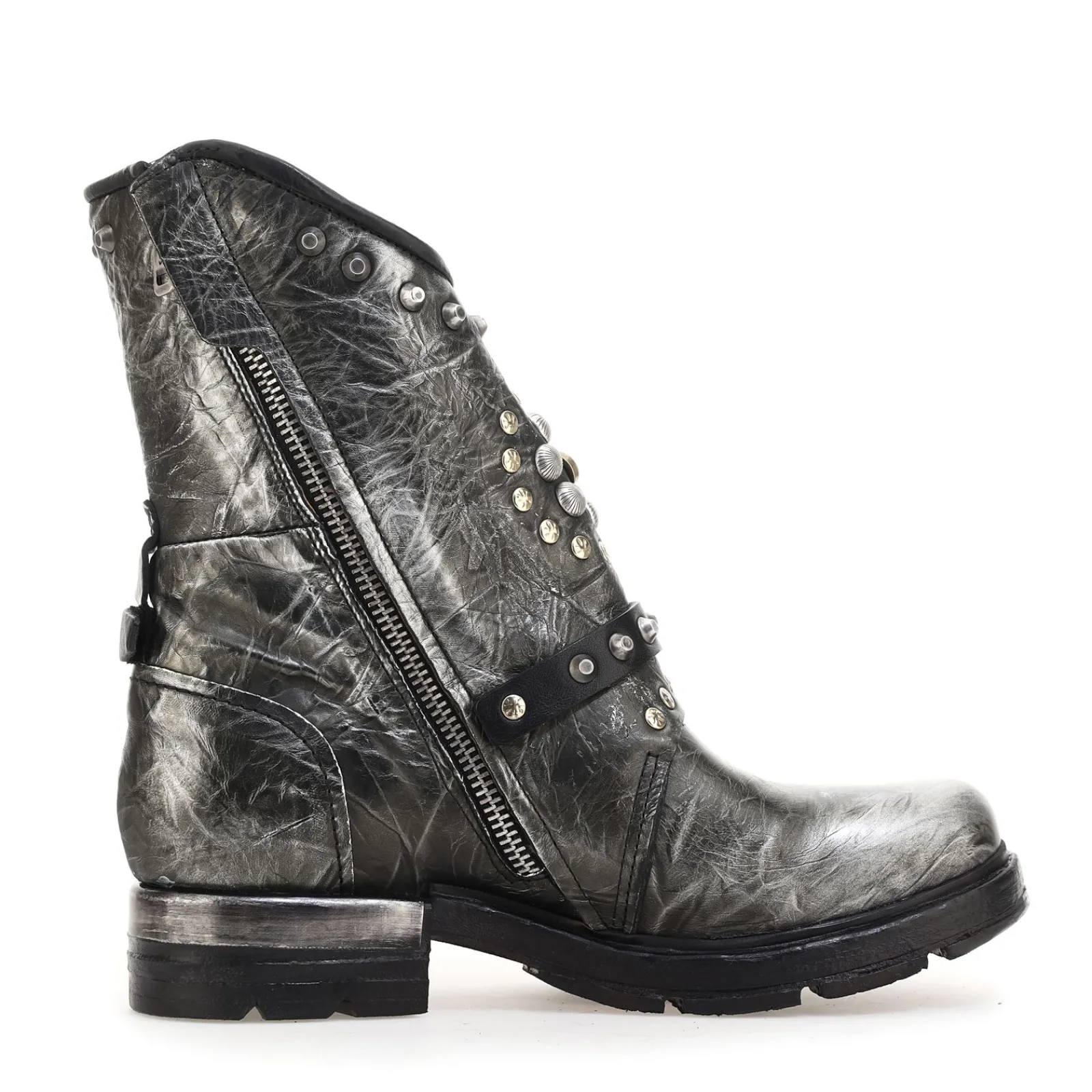 Stiefeletten-A.S.98 STIEFELETTEN ARLEY Argento